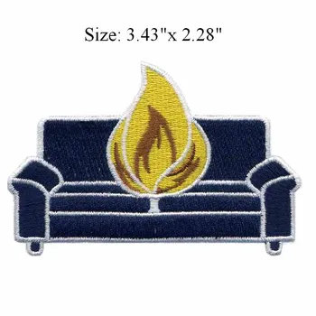Нашивка за бродерия диван с камина ширина 3,43 инча за заплатной тъкани/САЩ/серия a patch