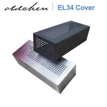 Защитно покритие лампового усилвател AkLIAM Laochen / Oldchen EL34 Черно-сребрист цвят