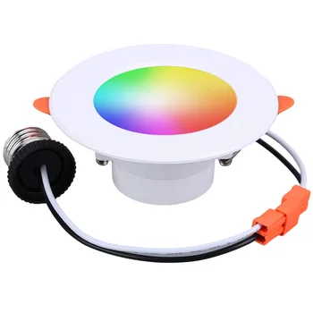 Интелигентен led лампа Sasha Mesh 85-265 В тавана лампа, RGB, съвместим с Bluetooth, 2700-6500 До Хирургична лампа Smart Life с възможност за регулиране на яркостта, а приложение за управление на