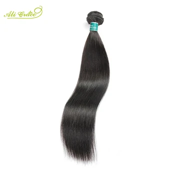 Косата на АЛИ ГРЕЙС, колоритен малайзия права коса, само на 3 греда, 4 греда, натрупването на човешки косъм, 100% Реми, 10-28 инча, безплатна доставка