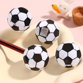 Острилка за мини-футбол с един дупка 5шт за деца, творчески острилки футболна форма, Практични Офис ученически пособия