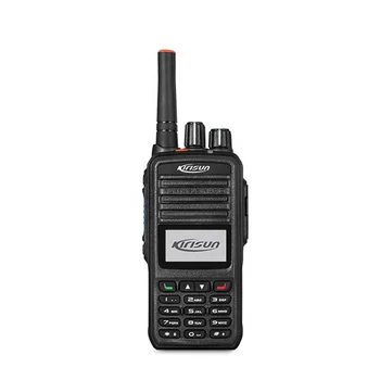Смартфон Kirisun T60 MiNI Уоки Токи 4G Мобилна преносима радиостанция с ръчен микрофон