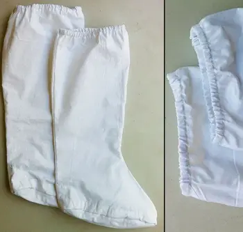 EU33 ~ EU47 детски и за възрастни даоистки чорапи от чист памук, даоизъм кунг-фу бойни изкуства, спортни чорапи бял