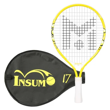 INSUM 17 инча 2-4 години децата на дете ракети за тенис за млади начинаещи с капак чанта тенис спортни аксесоари