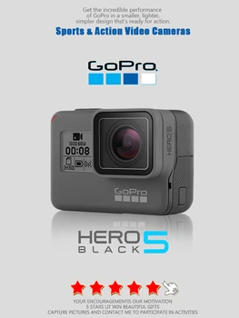 Екшън камерата Gopro HERO 5 Black за спорт на открито с видео 4K Ultra HD