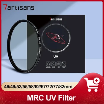 Филтър за лещи с uv защита 7artisans MRC, двупосочен 18-слойный филтър, устойчив на вода и петна