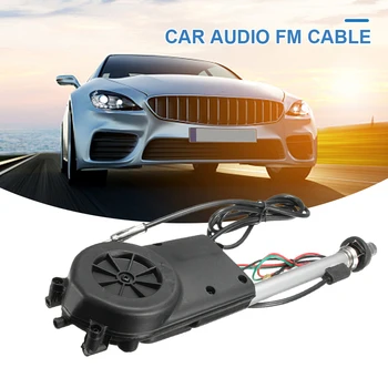 Авто аудио кабел, FM кабел Телескопични автомобилни стереокабели Външно микрорелейное устройство Автоматична антена Аксесоари за интериора на колата от неръждаема стомана