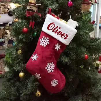 Персонални коледни чорапи, Коледни подаръци, Коледна декорация, Коледни чорапи с потребителски име, Коледни чорапи за домашни любимци