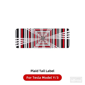 За автомобил Tesla Model 3 Y X S Стикери с логото на клетката, хвостовая етикет, на икона, на окото, на букви за автомобил, стикери за автомобил, външни части, аксесоари 2023 година на издаване