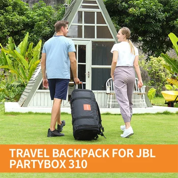 Водоустойчива чанта за съхранение на високоговорители, съвместима с Bluetooth, с голям капацитет, сгъваема раница за тонколони, аксесоари за JBL Partybox 310