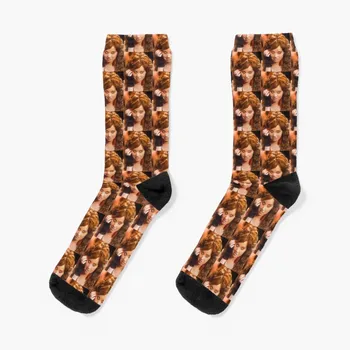 Чорапи Срамежлив Debby Ryan, компресия смешни чорапи, луксозни чорапи, сладки чорапи, дамски чорапи, мъжки
