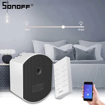 SONOFF D1 Smart Dimer Mini Led Light Wifi Switch Дистанционно Управление на Яркостта Ewelink/Voice/433 Mhz RF EU Smart /Google Home Алекса