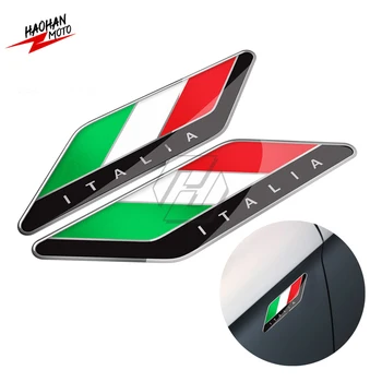 За Aprilia, Ducati Suzuki, Yamaha, Honda, Kawasaki за автомобилни стикери 3D Стикер с флага на Италия Italia Decal PU Полиуретан