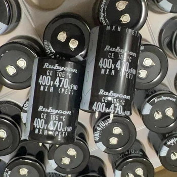 Нов електролитни кондензатори 400V470UF 30X45 MXH JAPAN RUBYCON 2P CAP За вътрешната съда на доставката може да включва пощенски разходи