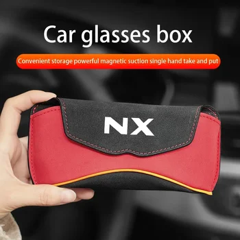 Pemegang kacamata hitam mobil multifungsi, klip kacamata tagihan Aksesori Mobil untuk Lexus Nx