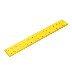 Градивни елементи, Съвместими с LEGO 4282 Plate 2 x 16 MOC Аксесоари И Детайли на Монтажния Комплект Тухли САМ Liftarm