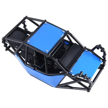 Комплект шаси Rock Buggy Body Shell за 1/10 писта радиоуправляемого колата Axial SCX10 II 90046 UTB10 Capra, синьо
