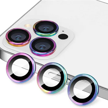 Метален Пръстен Стъклена Защита на Обектива на Камерата за iPhone 13 12 11 Pro Max 14 Плюс 12 Mini iPone 13Pro 14Pro IPhone14 Калъф Аксесоари