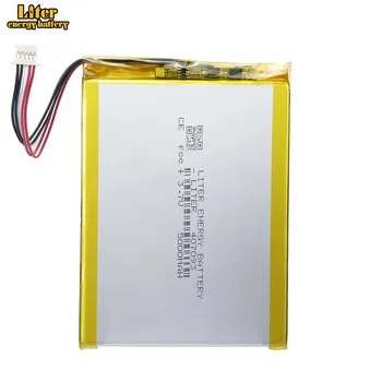 5-жичен съединител 407093 3,7 5000 ма полимерна литиево-йонна батерия Lipo батерия за таблет 7 инча MP3 MP4 замени