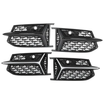 Капак решетка Матово-черен Материал ABS Трайно Високо качество за Седан A6 C8 2019 -2020 A6 Avant C8 2019-2020