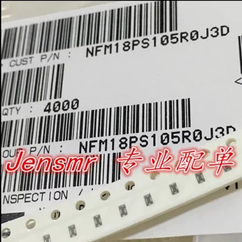 Нови оригинални Кондензатори филтър NFM18PS105R0J3D SMD/SMT с три заключения на UF от 1,0 6,3% 20 2A 0603 (1608 метрични)