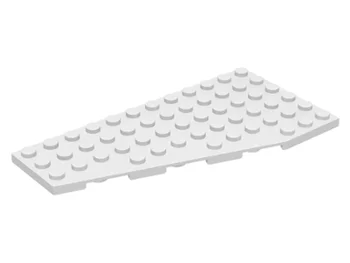 Градивните елементи на клин, плоча 12 x 6 ляво Съвместими с LEGO 30355 Техническа поддръжка MOC Аксесоари резервни Части за Сглобяване на тухли Направи си САМ