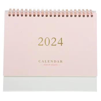 Корейската версия на Десктоп календар на 2024 година, хартия за украса на офис плотове, Декоративни бюро за дневен ред, 20PCS.