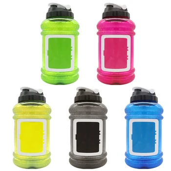 2,2-Литров Бутилка За Вода Без Съдържание на BPA Консумация на Бутилка Blue Gym Спортна Тренировка