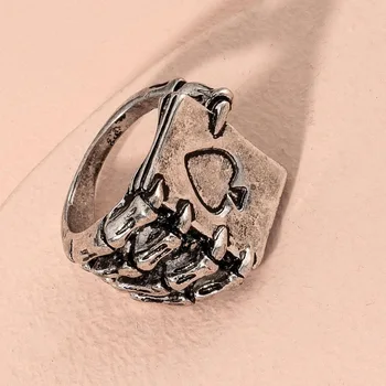 Индивидуално пръстен в интернет-магазина - известния винтажное мъжки и женски метален пръстен-лопата за карти за игра