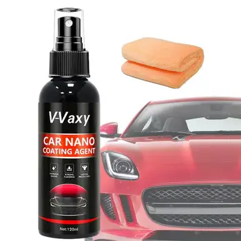 Средство за нанасяне на нанопокрытия кола, Гидрофобный восък за полиране, Нано-грижа за автомобила, Почистване на интериора на колата, бързо нанасяне на покритие, Спрей за полиране на автомобила.