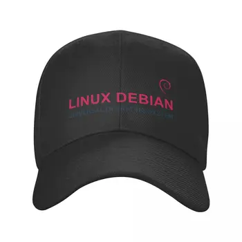 linux-бейзболна шапка на debian