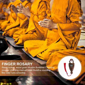 Течни кристали брояч на мехурчета Завъртане инструмент за броене на молитвите Abs Надеждни Мъниста Буда