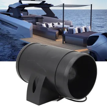 3-инчов вентилационна (противовакуумна) канална Вграден канален вентилатор 12V с 5 остриета С висока степен на навлизане на въздуха, Тиха работа, Включително вентилатор за АВТОБУСА Boat Yacht