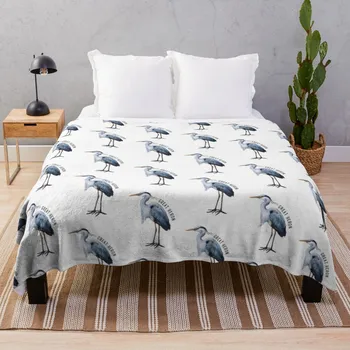 Отлично одеяло с участието на птици, Чапли, одеало за декоративен дивана, топло одеяло за зимата