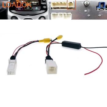 Автомобилно Радио 4Pin USB Реверсивная Камера за Задно виждане RCA Преобразувател 12V В 6V 5V Кабел-Адаптер за Toyota Aygo, Peugeot Citroen C1 108 Android