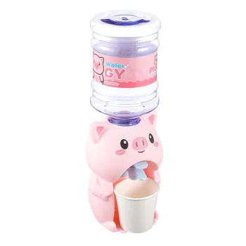 Играчки за малки деца, диспенсер за вода, преносим детски автомат за напитки във форма на прасе, cartoony Мини-напитка