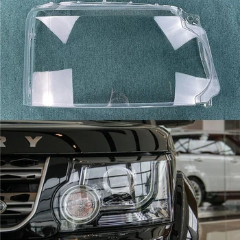 Капачка на обектива отпред фарове на колата за Land Rover Discovery 4 LR4 2014-2018 лампа Прозрачен Капак фарове Прозрачна обвивка