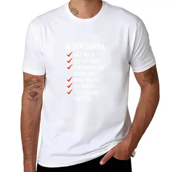 Нова тениска Rick Astley - Never gonna give you Up, тениска нова версия, тениски оверсайз, тениски по поръчка, прости тениски за мъже
