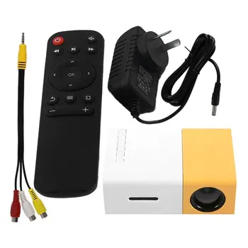 Мини Джобен проектор Поддръжка на HDMI USB AV TF карта Шрайбпроектор Външен видео проектор шрайбпроектор за домашно кино