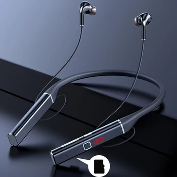 TWS 100 часа Безжични Bluetooth слушалки с магнитен ръб на шията Слушалки IPX3 Водоустойчива спортна слушалки с микрофон с шумопотискане S720