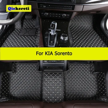 Автомобилни постелки QIEKERETI по поръчка за KIA Sorento, автомобилни килими за краката, аксесоари за обувки