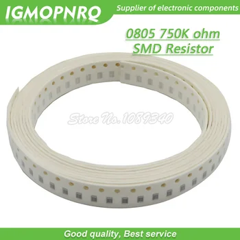 300шт 0805 SMD резистор 750 До Om Чип-резистор 1/8 W 750 До Om 0805-750K