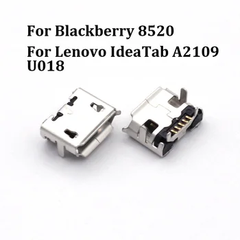 10шт Mini Micro USB 5Pin порт за зареждане конектор за връзка с докинг станция за Blackberry 8520 за Lenovo IdeaTab A2109 U018