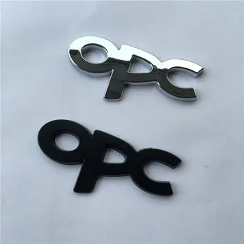 20X OPC хромирани черна метална Емблема на Иконата Стикер аксесоари за Opel Corsa, Meriva, Zafira, Astra, Vectra Antara Mokka