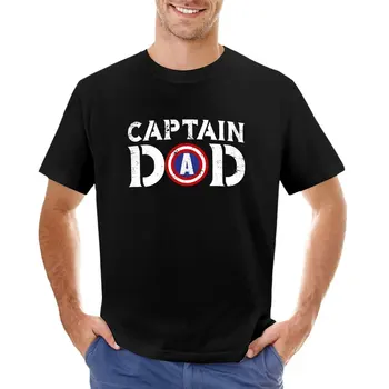 Капитан Татко все пак по бащина риза Тениска с американския флаг спортна риза забавна тениска плюс размера на върховете бързосъхнеща тениска тениска за мъже
