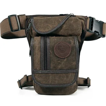 Мъжки парусиновая чанта за краката, многофункционални чанти-незабавни посланици за военни мотоциклети, Поясная чанта за бедра и задни части