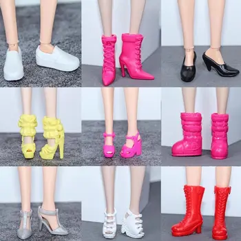 Качествена стоп-моушън обувки 1/6, нов 10 стилове, 30-сантиметрови куклени сандали, оригинални супермодельные обувки, аксесоари за кукли