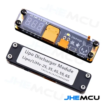 JHEMCU Ruibet LIPO Модул освобождаване gap 2-6 S Вграден Led Индикатор за Режима на 3,8 0 за Рециклиране RC XT30 XT60 LIPO Батерия
