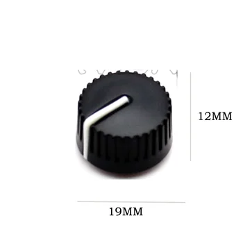 10ШТ в комплекта: пластмасова дръжка 6 мм 19*12 мм, энкодер, потенциометър звукова карта, бяла тънка вътрешна пластмасова капачка слива цвят shaalf