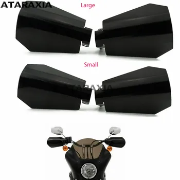 Мотоциклетът защита за ръцете от неръждаема стомана с гланцов черен цвят, 2 бр., защита от падане на Harley Sportster XL Dyna Baggers